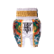 TOPKING THAI BOXING SHORTS WHITE 227
