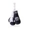 TOPKING BLACK WHITE HANGING MIRROR BOXING GLOVES
