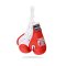 TOPKING RED WHITE HANGING MIRROR BOXING GLOVES