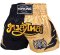 TOPKING THAI BOXING SHORTS BLACK GOLD 250