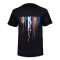 TOPKING T-SHIRT BLACK BLUE 036