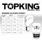 TOPKING GLOVES RED ACTIVE MUAYTHAI