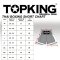 TOPKING THAI BOXING SHORTS WHITE 248