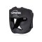 TOPKING HEAD GUARD BLACK “EXTRA COVERAGE” TRAINING LACE-UP & VELCRO CLOSURE