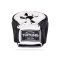 TOPKING HEAD GUARD BLACK WHITE “EXTRA COVERAGE” TRAINING LACE-UP & VELCRO CLOSURE