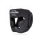 TOPKING HEAD GUARD BLACK WHITE “EXTRA COVERAGE” TRAINING LACE-UP & VELCRO CLOSURE