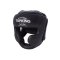 TOPKING HEAD GUARD BLACK  “FULL COVERAGE” TRAINING ELASTIC & VELCRO CLOSURE