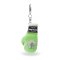TOPKING WHITE GREEN MINI GLOVES KEY RINGS