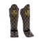 TOPKING SHIN GUARDS BLACK GOLD CHAIN