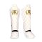 TOPKING SHIN GUARDS WHITE GOLD CHAIN