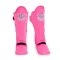 TOPKING SHIN GUARD DARK PINK “ PRO ” GENUINE LEATHER