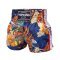 TOPKING THAI BOXING SHORTS WHITE 205