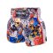 TOPKING THAI BOXING SHORTS WHITE 206