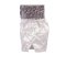 TOPKING THAI BOXING SHORTS WHITE SILVER 212