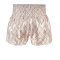 TOPKING THAI BOXING SHORTS WHITE GOLD 213