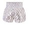 TOPKING THAI BOXING SHORTS WHITE SILVER 213