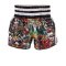 TOPKING THAI BOXING SHORTS WHITE 227