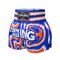 TOPKING THAI BOXING SHORTS BLUE 251