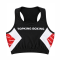 TOPKING RED BRA TANK TOP