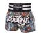 TOPKING THAI BOXING SHORTS WHITE 223