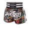 TOPKING THAI BOXING SHORTS WHITE 227