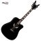 Dean V-Wing Thin Body Acoustic Electric Guitar - Classic Black