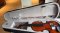 Corelli CV103 Violin (Solid Spruce Top) with Case & Bow — all sizes 1/4-4/4