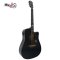 Mantic GT10DCE Black Solid Top Acoustic Electric Guitar