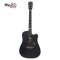 Mantic GT10DCE Black Solid Top Acoustic Electric Guitar