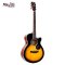 SAGA SA700C Sunburst Acoustic Guitar ( Solid Top )