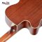 SAGA SA700C Sunburst Acoustic Guitar ( Solid Top )