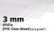 พีวีซีสีใส ขนาด 3 มิลลิเมตร (PVC Clear Sheet)