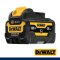 DCB126G-B1 แบตเตอรี่ 12V MAX 5.0 AH รุ่นกันน้ำมันเสริมยางกันลื่นที่ฐานแบต "DEWALT" ดีวอลท์