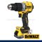 DCD805E1T-B1 สว่านกระแทกไร้สาย (ไร้แปรงถ่าน) 20V MAX ขนาด 13มม. แรงบิด 90NM./ 2000RPM-34000RPM พร้อมแบตเตอรี่ POWERSTACK+แท่นชาร์จ (ครบชุด) "DEWALT" ดีวอลท์