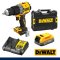 DCD805E1T-B1 สว่านกระแทกไร้สาย (ไร้แปรงถ่าน) 20V MAX ขนาด 13มม. แรงบิด 90NM./ 2000RPM-34000RPM พร้อมแบตเตอรี่ POWERSTACK+แท่นชาร์จ (ครบชุด) "DEWALT" ดีวอลท์