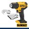 DCE530N-KR ปืนเป่าลมร้อน 20V MAX ปรับความแรงได้ 3 ระดับ พร้อมหัวเสริม 2 ชิ้น "DEWALT" ดีวอลท์ (เครื่องเปล่า)
