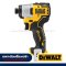 DCF801N-KR ไขควงกระแทกไร้สาย (ไร้แปรงถ่าน) 12V ขนาด HEX 6.35 มม. แรงบิดสูงสุด 163NM. (เหมาะกับงานไม้ งานทั่วไป) ความเร็วรอบ 2850RPM "DEWALT" ดีวอลท์ (เครื่องเปล่า)
