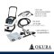 J-OK-VCM30L-A เครื่องดูดฝุ่นออโต 3-in-1 ขนาด 30 ลิตร 220V มอเตอร์ 1400W OKURA AUTOMATIC VACUUM MACHINE