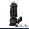 WQ100-12-7.5 ปั๊มแช่ดูดโคลน 6 นิ้ว 380V ส่งสูง 12 เมตร /7.5 KW ไฟ 380V เหมาะสำหรับถ่ายเทน้ำเสีย โรงแรม โรงงาน อาคารสำนักงาน OKURA