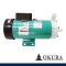 MD40R ปั๊มหอยโข่งเคมี ท่อ 3/4 นิ้ว x 3/4 นิ้ว ความเร็วรอบ 2700RPM ส่งสูง 4.6 เมตร 220V "OKURA"