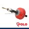 POLO เครื่องล้างท่อแบบมือหมุน 2IN1 รุ่น D-50SZ-2 เหมาะกับทำความสะอาดท่อขนาด 20 - 75 มม. (3/4 นิ้ว - 3 นิ้ว) สายยาว 7.6 ม. (โปโล)