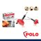 POLO เครื่องล้างท่อมือหมุน รุ่น GQ-50S-2 เหมาะกับทำความสะอาดท่อขนาด 20 - 75 มม. (3/4 นิ้ว - 3 นิ้ว) ความยาวสาย 6 ม. (โปโล)