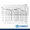 "PURITY" CDLm2-9 ปั๊มน้ำแนวตั้งส่งสูง 9 ใบพัด 2 คิว ดูดลึก 7 เมตร ส่งสูง 67/80 เมตร ท่อเข้าออก 25 มม. กำลังไฟฟ้า 1.5 แรง 1.1 KW