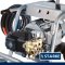 SK1809C/5.5 เครื่องฉีดน้ำแรงดันอุตสาหกรรม 200 บาร์ มอเตอร์ 5.5 แรง 4 POLE 1450 รอบ/นาที ไฟ 380V สายอัดฉีดแรงดันยาว 15 เมตร แบบรถเข็นล้อหลัง 2ล้อ STARKE