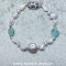 Custom Made_Sea Foam Bracelet 6”