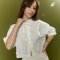 xothelabel - cami blouse เสื้อเบลาซ์คอปกลายฉลุ