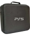 กระเป๋าสีดำพร้อมสายสะพายสำหรับเครื่อง PS5 รุ่นเก่า มีช่องใส่จอย 2 อัน Carrying case for PS5