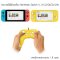 จอยโปร สีเหลืองแบบมีสายสำหรับเครื่อง Nintendo Switch แบรนด์ Dobe V.1/V.2/OLED/Lite ความยาว 1.8 เมตร JoyPro For Nintendo