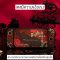 GeekShare™ Case Nintendo Switch OLED Model ลาย Nocturnal Rose เคสรอบตัว แนวแดงดำ เท่ๆ สำหรับรุ่น OLED แบรนด์แท้ สกรีนชัด