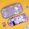 Stella SET ชุดเคส กระเป๋า ครอบปุ่ม สำหรับ Nintendo Switch จัดชุดเข้าเซ็ท สีม่วง Purple Style กระต่ายม่วง CASE Thumbgrip